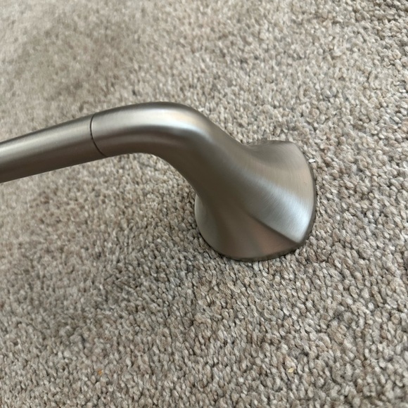 Brushed Nickel Towel Bar - Picture 4 of 6